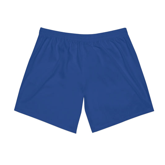 Blue Men's Elastic Beach Shorts