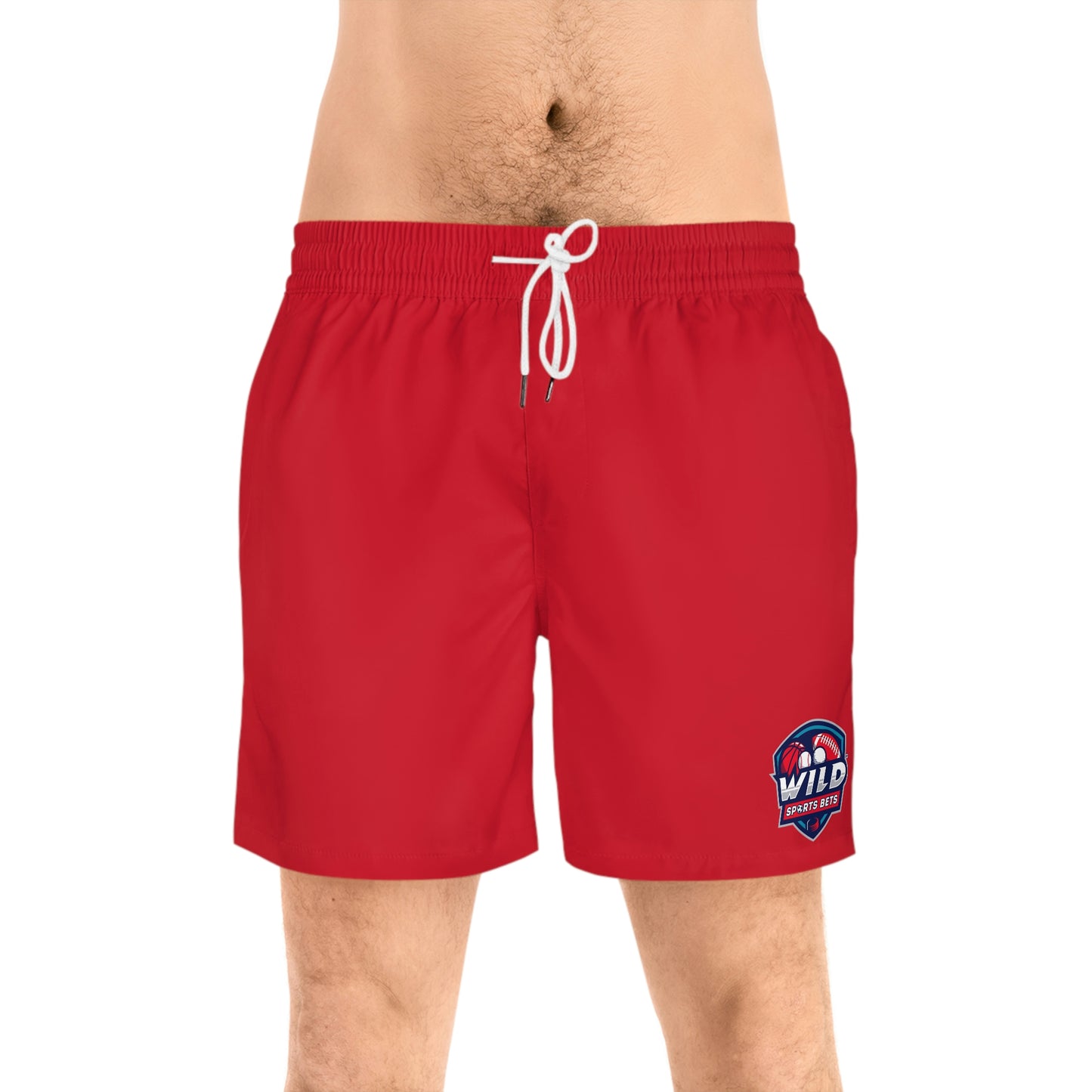 Red Men's WSB Swim Shorts